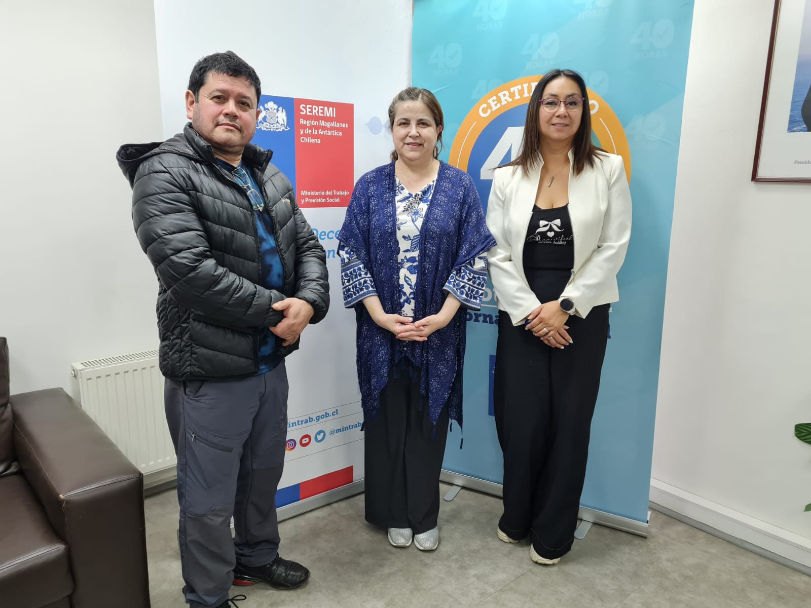 Ley de las 40 horas, previsión y seguridad social fueron algunos de los temas que se abordaron en reunión sostenida entre la Seremi del Trabajo y el Sindicato de Trabajadores de Enap Magallanes